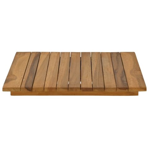VidaXL Blat stołu 40 x 40 x 3,5 cm Kwadrat Lite drewno teakowe