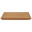 VidaXL Blat stołu 50 x 50 x 3,5 cm Kwadrat Lite drewno teakowe