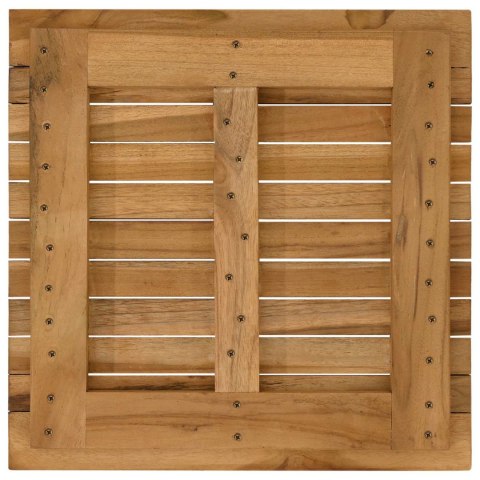 VidaXL Blat stołu 50 x 50 x 3,5 cm Kwadrat Lite drewno teakowe