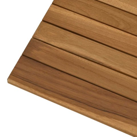 VidaXL Blat stołu 50 x 50 x 3,5 cm Kwadrat Lite drewno teakowe