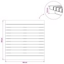 VidaXL Blat stołu 50 x 50 x 3,5 cm Kwadrat Lite drewno teakowe