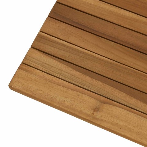 VidaXL Blat stołu 60 x 60 x 3,5 cm Kwadrat Lite drewno teakowe