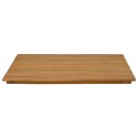 VidaXL Blat stołu 70 x 70 x 3,5 cm Kwadrat Lite drewno teakowe