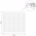 VidaXL Blat stołu 70 x 70 x 3,5 cm Kwadrat Lite drewno teakowe