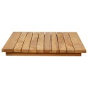 VidaXL Blat stołu 80 x 40 x 3,5 cm Prostokątny Lite drewno teakowe
