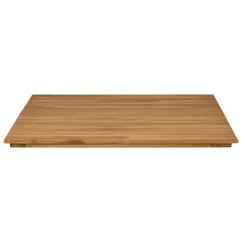 VidaXL Blat stołu 80 x 80 x 3,5 cm Kwadrat Lite drewno teakowe