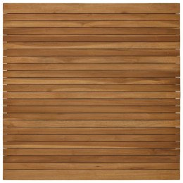 VidaXL Blat stołu 90 x 90 x 3,5 cm Kwadrat Lite drewno teakowe
