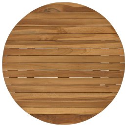VidaXL Blat stołu Ø 60 x 3,5 Okrągły Lite drewno teakowe naturalny