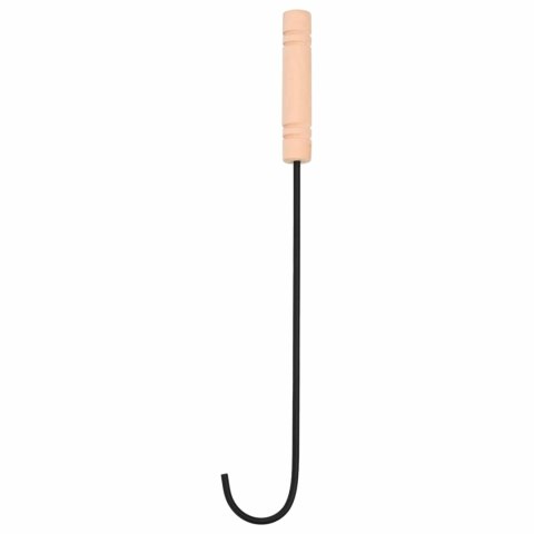 VidaXL Palenisko z regulowanym rusztem ⌀55,5 x 107,5 cm Stal Czarny