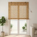 VidaXL Roleta brązowy 120 x 220 cm Trzcina