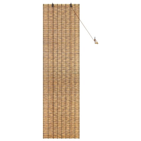 VidaXL Roleta brązowy 60 x 220 cm Trzcina