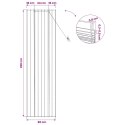 VidaXL Roleta brązowy 60 x 220 cm Trzcina