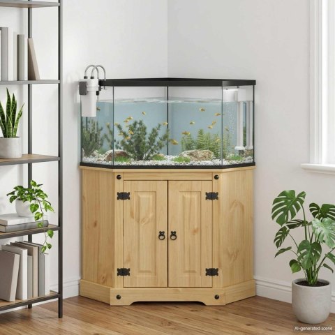 STOJAK NA AKWARIUM CORONA BRĄZOWY 70X70X73CM 300 KG