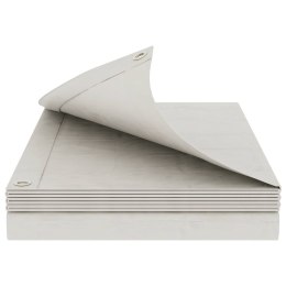 PLANDEKA OCHRONNA WODOODPORNA UV Z OCZKAMI BIAŁA 3X6M 90GSM PE