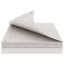 PLANDEKA OCHRONNA WODOODPORNA UV Z OCZKAMI BIAŁA 4X4M 260GSM PE