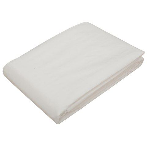 PLANDEKA OCHRONNA WODOODPORNA UV Z OCZKAMI BIAŁA 4X8M 260GSM PE