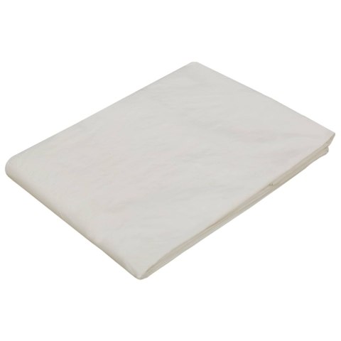 PLANDEKA OCHRONNA WODOODPORNA UV Z OCZKAMI BIAŁA 6X10M 90GSM PE