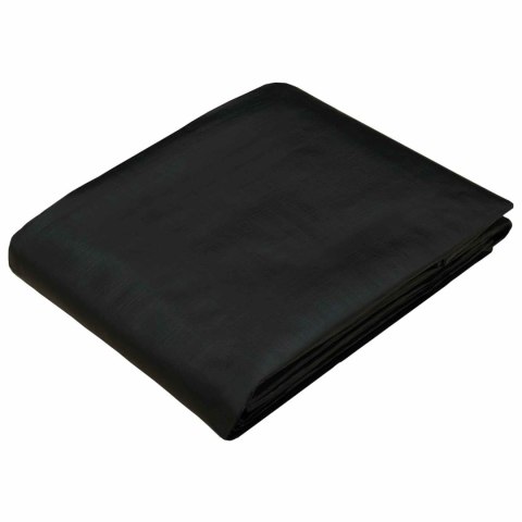 PLANDEKA OCHRONNA WODOODPORNA UV Z OCZKAMI ANTRACYT3X6M 260GSM PE