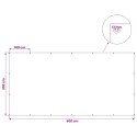 PLANDEKA OCHRONNA WODOODPORNA UV Z OCZKAMI ANTRACYT3X6M 260GSM PE