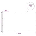 PLANDEKA OCHRONNA WODOODPORNA UV Z OCZKAMI NIEBIESKI 3X5M 180GSM PE