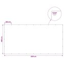 PLANDEKA OCHRONNA WODOODPORNA UV Z OCZKAMI NIEBIESKI 4X8M 180GSM PE