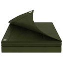 PLANDEKA OCHRONNA WODOODPORNA UV Z OCZKAMI ZIELONA 6X12M 260GSM PE