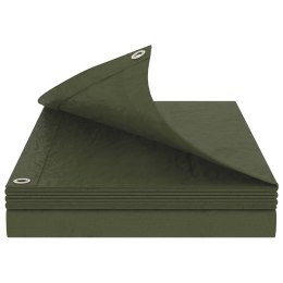 PLANDEKA OCHRONNA WODOODPORNA UV Z OCZKAMI ZIELONA 8X10M 90GSM PE