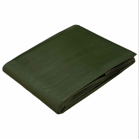 PLANDEKA OCHRONNA WODOODPORNA UV Z OCZKAMI ZIELONA 8X8M 180GSM PE