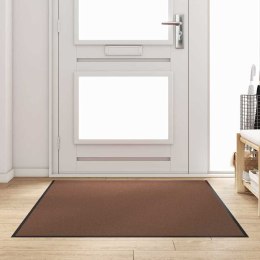 VidaXL Dywanik wejściowy Brązowy i czarny 120 x 180 cm 100% poliamid