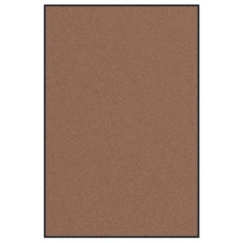 VidaXL Dywanik wejściowy Brązowy i czarny 120 x 180 cm 100% poliamid