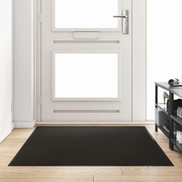 VidaXL Dywanik wejściowy Czarny 120 x 180 cm 100% poliamid