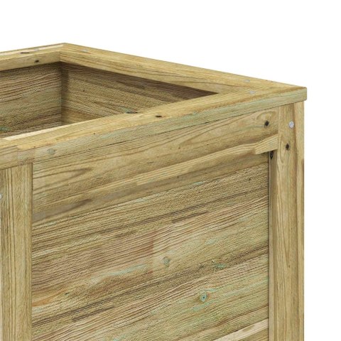 VidaXL Ławka ogrodowa z donicą Impregnowane drewno sosnowe
