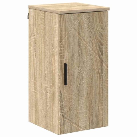VidaXL Zestaw mebli łazienkowych Montowane na ścianie 5 pcs Dąb Sonoma