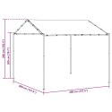 VidaXL Altana 4 x 4 x 2,6 m Ciemnoszary Poliester i Stal