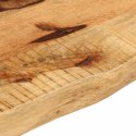 VidaXL Blat stołu, 110x20x3,8 cm, naturalna krawędź, drewno mango