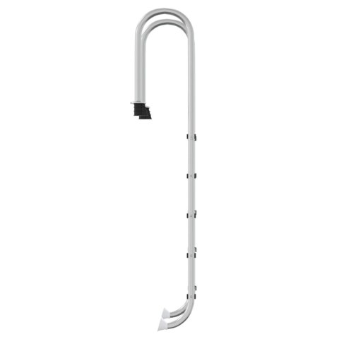 VidaXL Drabinka do basenu, 54x38x211 cm, stal nierdzewna 304