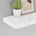 VidaXL Półka ścienna Do montażu na ścianie 2 pcs Biały marmur