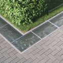 VidaXL Ruszt Srebrny 80 x 50 x 2 cm Stal ocynkowana na gorąco