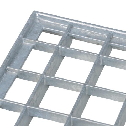 VidaXL Ruszt Srebrny 80 x 50 x 2 cm Stal ocynkowana na gorąco