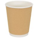 VidaXL Papierowe kubki z pokrywkami, 1000 szt., 8oz, 200ml