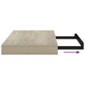 VidaXL Półka ścienna, kolor dębowy, 40x23,5x3,8 cm, MDF