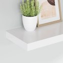 VidaXL Półki ścienne, 4 szt., białe, 40x23,5x3,8 cm, MDF