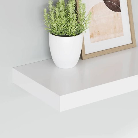 VidaXL Półki ścienne, 4 szt., białe, 40x23,5x3,8 cm, MDF