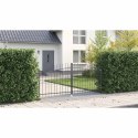 VidaXL Brama Podwójna WOERDEN 299,5 x 149,5 cm Stal Szary Zamykane