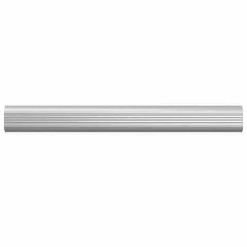 VidaXL Drążek do szafy 12 szt. Srebrny 264 x 15 x 29 mm Stop Aluminium