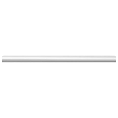VidaXL Drążek do szafy 12 szt. Srebrny 264 x 15 x 29 mm Stop Aluminium