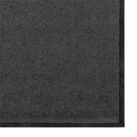 VidaXL Dywanik wejściowy Antracytowy i czarny 120 x 300 cm