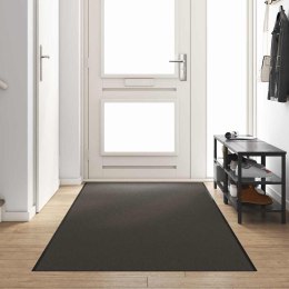 VidaXL Dywanik wejściowy Antracytowy i czarny 120 x 350 cm