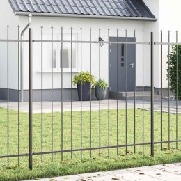 VidaXL Ogrodzenie Ogrodowe WOERDEN 2 szt. 3,4 x 1,5 m Szary