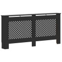 OSŁONA NA GRZEJNIK KALORYFER CZARNA 172X19X81,5CM MDF